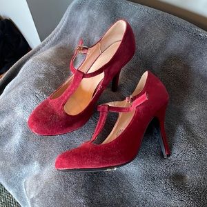 Maroon heels